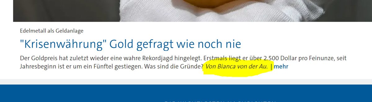 Na, wenn das mal nicht die passende Autorin für den Beitrag ist.
(tagesschau.de)