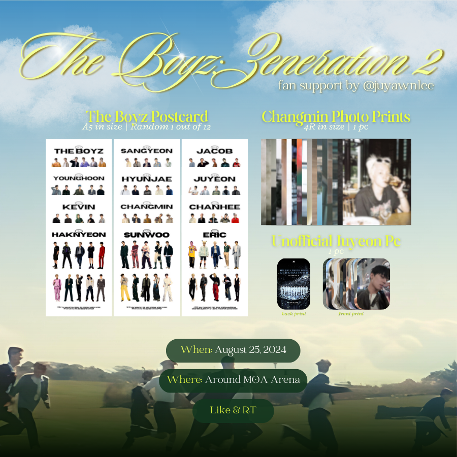 juyawnlee's tweet photo. ZENERATION II IN MANILA .☘︎ ݁˖
───୨ৎ─ the boyz fan support

✭ random sets
✭ vv limited!!!!
✭ on the spot trades only

more deets on pics below!

#더보이즈 #THEBOYZ #ZENERATION2_MNL https://t.co/v6hhGYEOLk