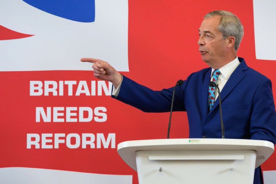 benonwine's tweet image. Retweet if you still STAND with Nigel Farage and REFORM. 🇬🇧