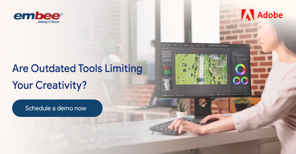 embeesoftware's tweet image. Don’t let outdated tools limit your creativity. Adobe Creative Cloud provides a powerful suite for design, video editing, and more. Unlock your creative potential—schedule a demo now: bit.ly/3SXRJOp

#AdobeCreativeCloud #AdobeSolutions #AdobeCC  #CreativeCloud