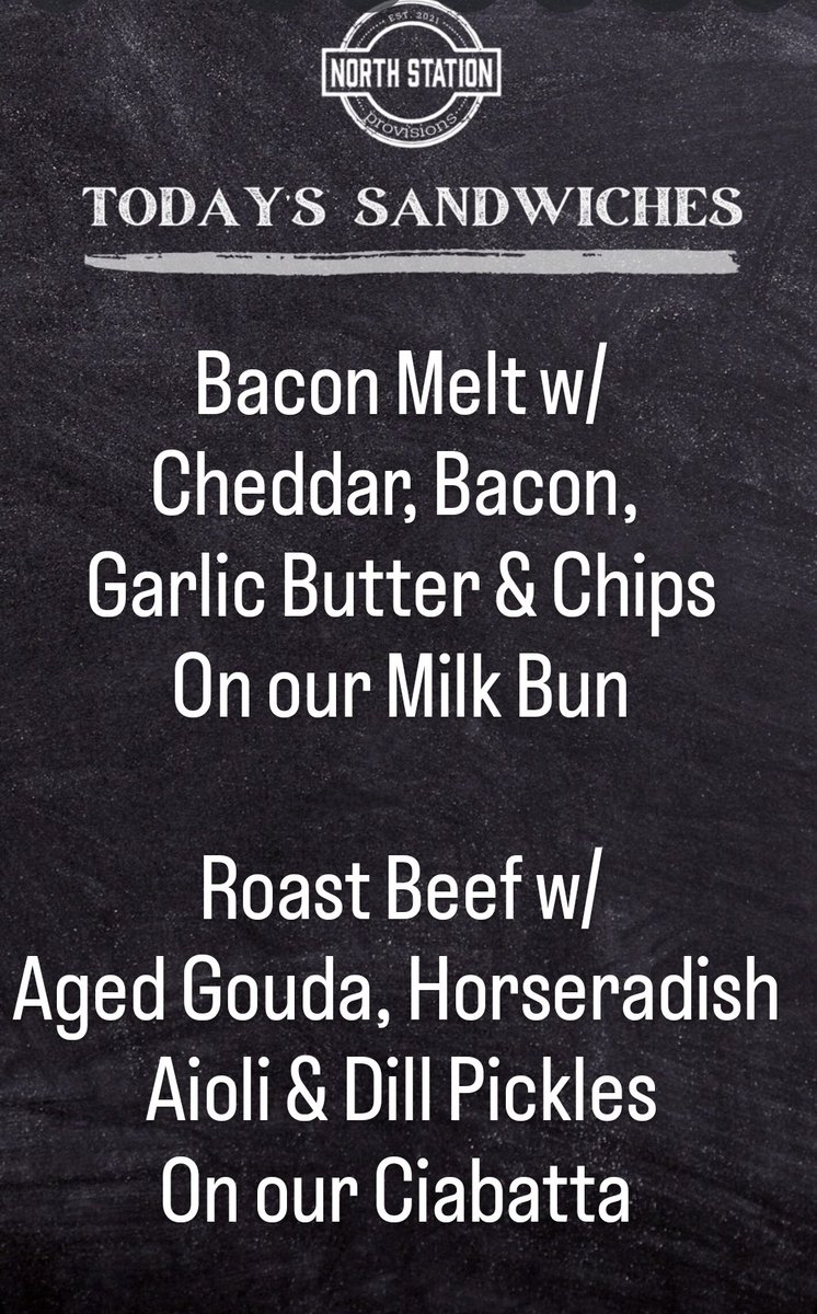 NorthStationInc's tweet photo. Lunch this Week #manotick #ottawa #lunchbreak https://t.co/fkVLgVPh03
