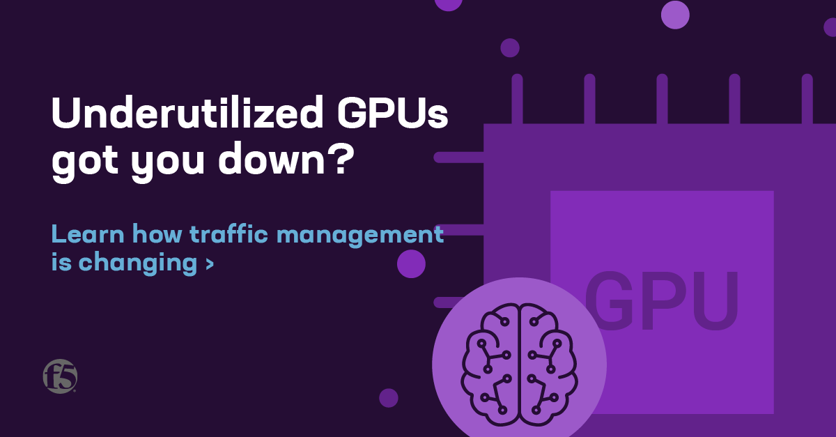#GPUs are adding complexity to #TrafficManagement! Read Lori MacVittie’s blog to learn more about improving #AI performance through more effective
traffic management. ms.spr.ly/6013laoW5