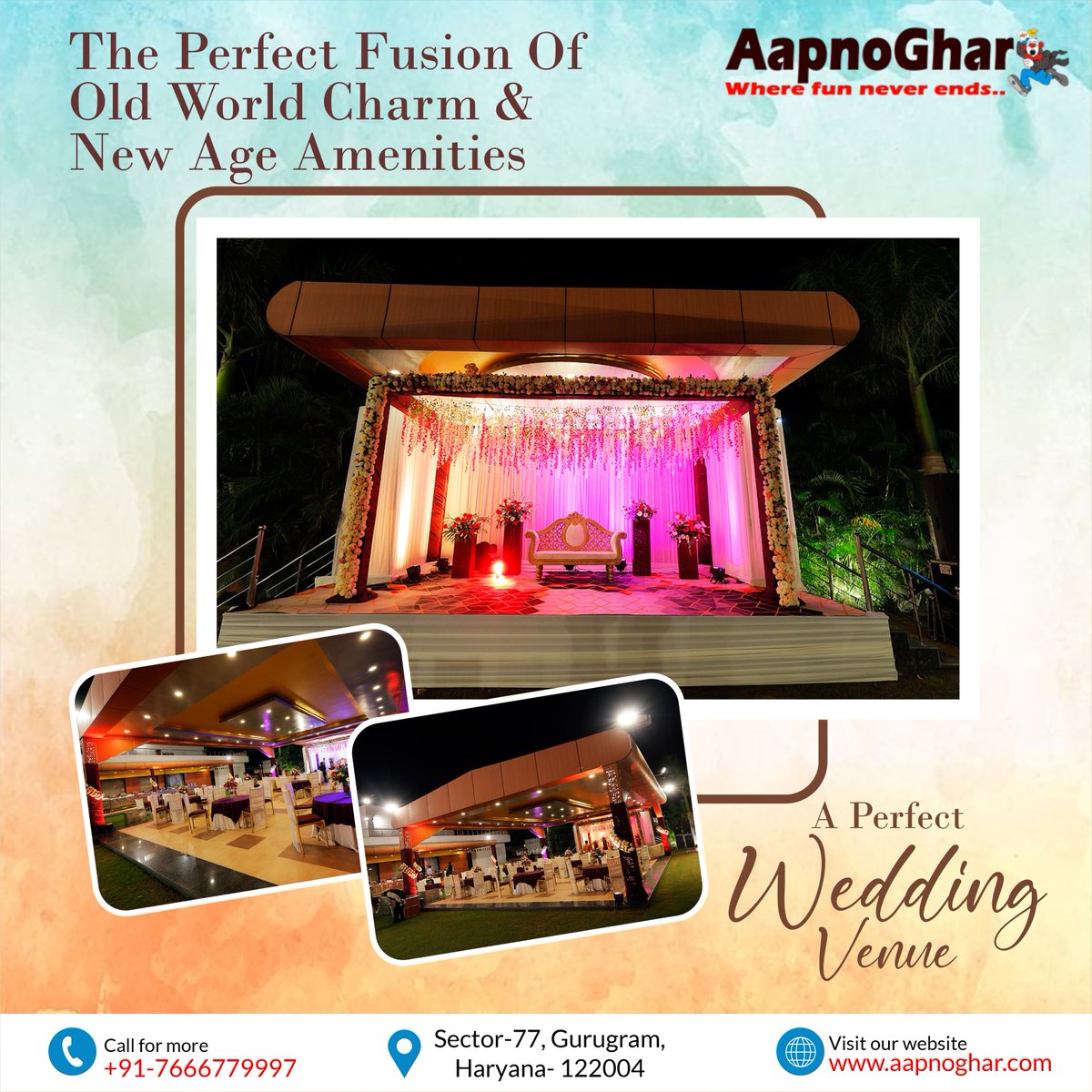 Timeless beauty meets modern comfort.The perfect blend tradition with contemporary elegance at #aapnoghar #resort.
🌐aapnoghar.com📲7666779997
#weddings #weddingday #weddinginspiration #weddingnight #Trending #TrendingNow #Gurgaon #venue #fusion #PerfectionAtPlay #love