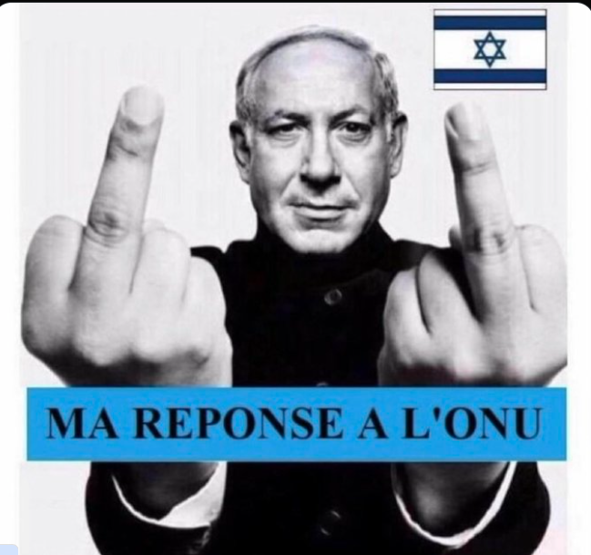 olivia220's tweet photo. Que dire @SlMONWEINBERG
L'@ONU_fr n'est plus ce pourquoi elle fût créé.
Elle #collabore avec les #islamistes.
Elle ne reconnaît pas les #victimes du #7octobre
Mais pleure la mort du #BoucherDeTéhéran et de #Haniyeh
@antonioguterres devrait être démis de ses fonctions tous comme ceux qui y siègent.
Elle tue une deuxième fois toutes les #victimes du #7octobre sans même un mot pour les #otages #morts ou #vivants.
Pour une fois ce n'est pas moi qui le fait le geste
Mais notre #1erMinistre d'@Israel @netanyahu
Et je le fais aussi
#FUCKONU