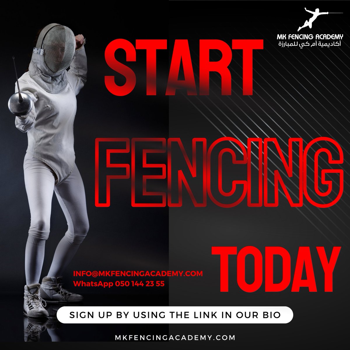 Step into the world of Olympic Fencing 🤺!
Our new programmes for all levels start Mon 26 Aug - don’t miss your chance to train with the best.
🔗 Book Now: mkfencingacademy.com/book-a-session/
🤺 Let’s fence!
#PassionForFencing #MKFencingAcademy #Fencing #Epee #OlympicSport #Dubai #UAE