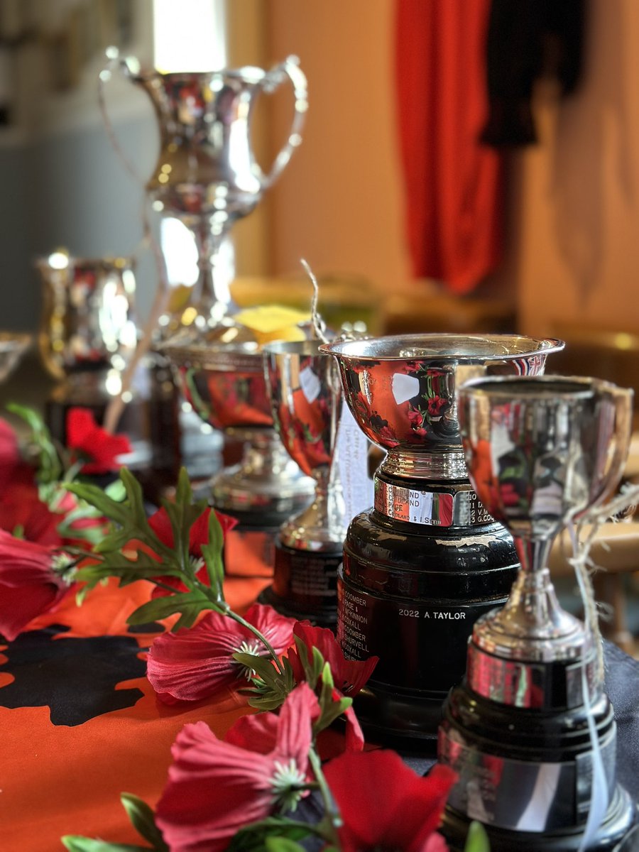 Some beautiful craft work on display at last year’s Flower show (along with the cups they were hoping to win) - there are some amazingly talented people living in our villages!