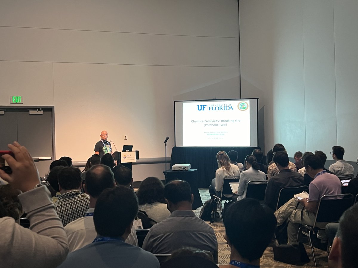 Miranda Quintana Group (@groupquintana) on Twitter photo Great to see the interest in #iSIM and #BitBIRCH at the <a href="/ACSCOMP/">ACS COMP</a> session in drug discovery.
Thanks <a href="/olexandr/">Olexandr Isayev 🇺🇦🇺🇸</a> for the great pics!
<a href="/UFChemistry/">UF Chemistry</a> #compchem #MachineLearning Great to see the interest in #iSIM and #BitBIRCH at the <a href="/ACSCOMP/">ACS COMP</a> session in drug discovery.
Thanks <a href="/olexandr/">Olexandr Isayev 🇺🇦🇺🇸</a> for the great pics!
<a href="/UFChemistry/">UF Chemistry</a> #compchem #MachineLearning