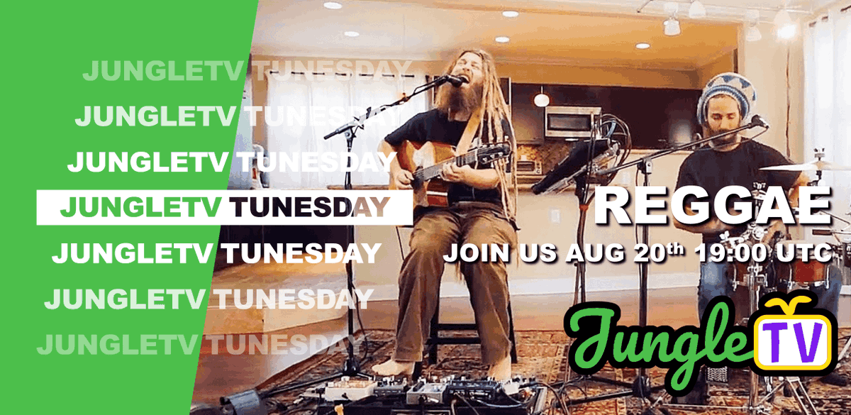 Take your work stress cap off and put your rastacap on, because tonight in the jungle we're jammin with some Reggae!

Reggae Tunesday
20th Aug at 19:00 UTC

Full Rules: jungletv.live/documents/Tune…