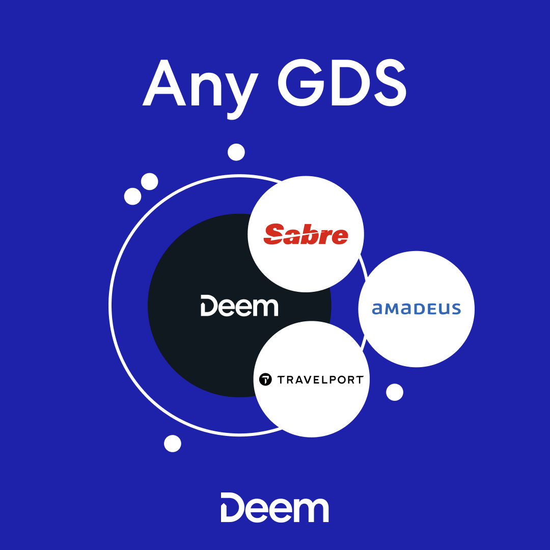 Not all OBTs work with every GDS. Deem does ✅ 😄

👉eu1.hubs.ly/H0bM-pH0

#TravelHappy #CorporateTravel #TravelManagement