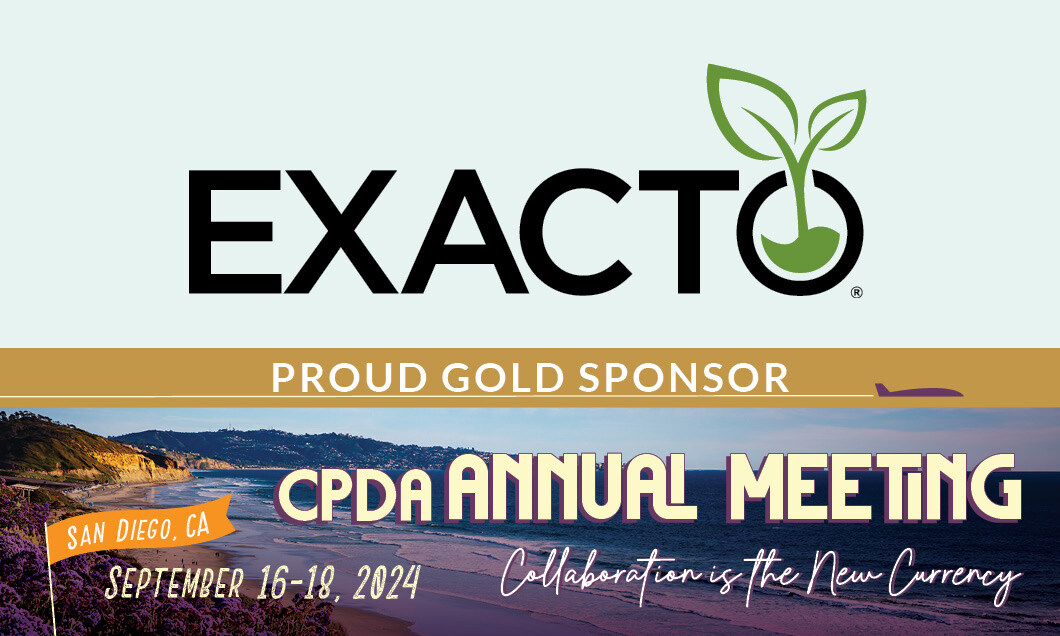 ExactoLLC's tweet image. Exacto is gearing up for the Council of Producers &amp;amp; Distributors of Agrotechnology Annual Meeting as a proud Gold Sponsor! We’re looking forward to engaging with others on important industry topics. #cpda #cpda2024AM
