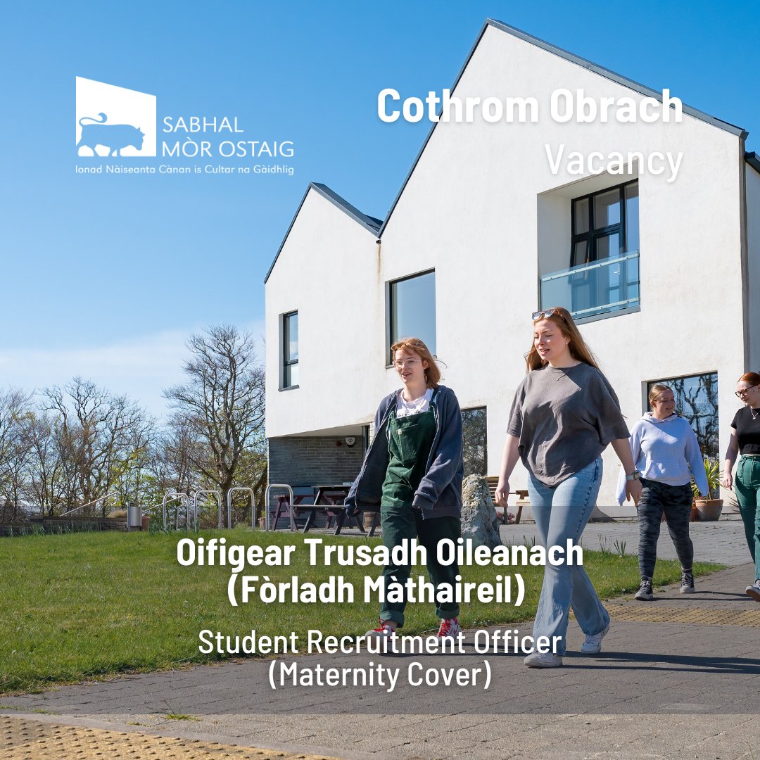 SabhalMorOstaig's tweet photo. If you're looking for a new role, we've currently got two vacancies in our Marketing Team ☺️

➡️ For more info: https://t.co/JK9kxsDD6K https://t.co/uhyuuE4jGG