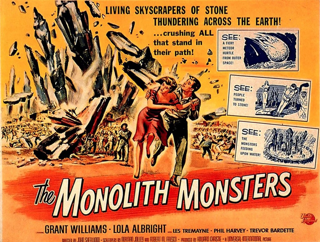 FilmWoman's tweet photo. ‘The Monolith Monsters’ (1957) (B-Movie Review) — Part Four
▸ https://t.co/UqQRiTfE8d

#lampoon #scifi #sciencefiction #ScienceFiction #Bmovie #Bmoviemaniacs #MovieReview https://t.co/hhVkPu0Mpf