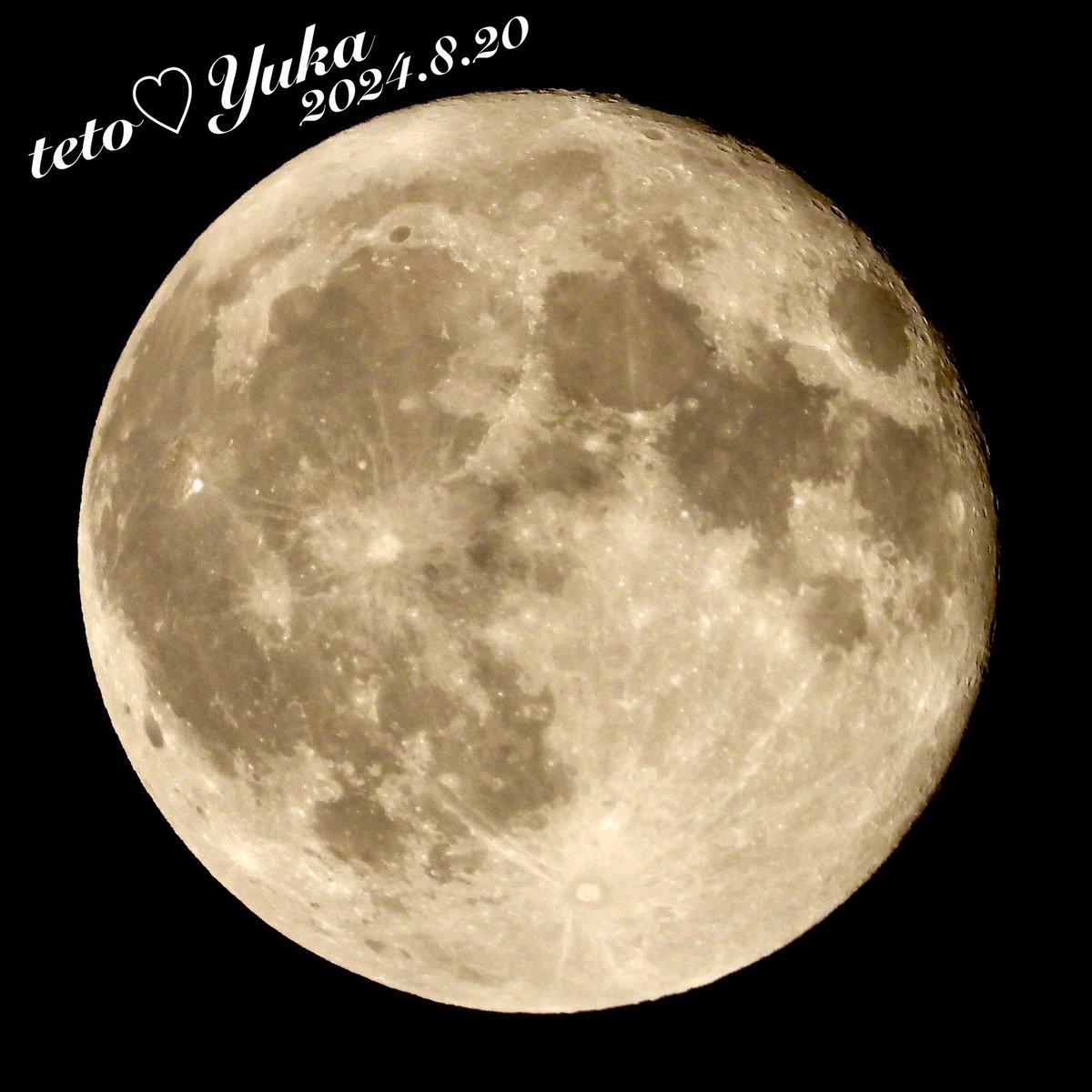 ・
スタージョンムーン🌕
横浜も、やっと雲間から
まんまる笑顔が出てきました。

満月度(輝面率)は、99.1%
もう折返ってるｹﾄﾞ日本の満月🌕

#スタージョンムーン 
#満月