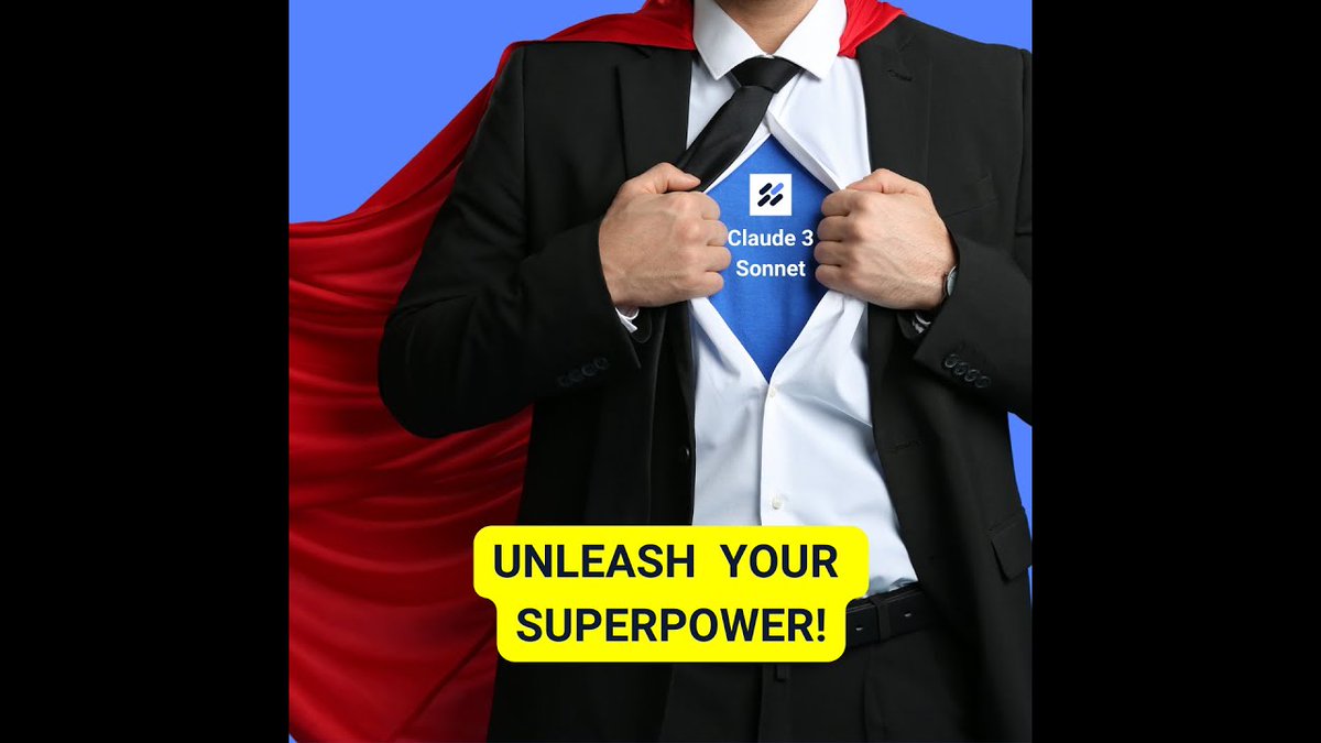 🌟 Ready to unlock the ultimate data intelligence superhero within you? Check out this episode on "Unleash the Power of Claude 3 Sonnet" now! Click the link in our bio to learn more or purchase. #DataIntelligence #Superhero #UnlockYourPotential ⚡️📊