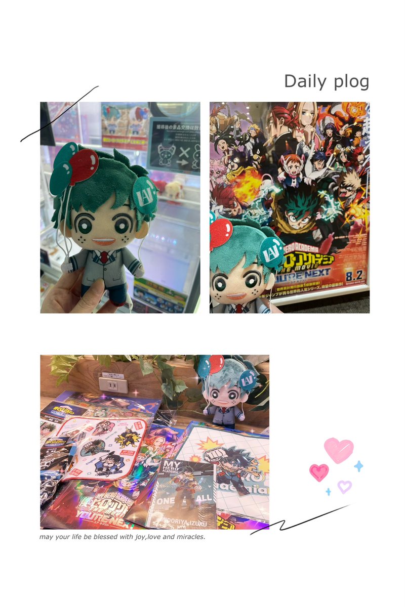 snn7nns's tweet photo. 最近はありがたい事に推し活忙しい〜
劇場版ヒロアカ２回目は出久くんと一緒に❣️
色紙の特典目当てでまた行ってきたんだけど、人生初のMX4Dめっちゃ楽しかった！！ https://t.co/tJTFbf92jt