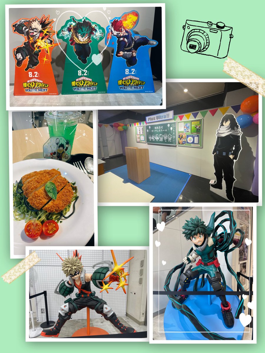 snn7nns's tweet photo. 最近はありがたい事に推し活忙しい〜
劇場版ヒロアカ２回目は出久くんと一緒に❣️
色紙の特典目当てでまた行ってきたんだけど、人生初のMX4Dめっちゃ楽しかった！！ https://t.co/tJTFbf92jt