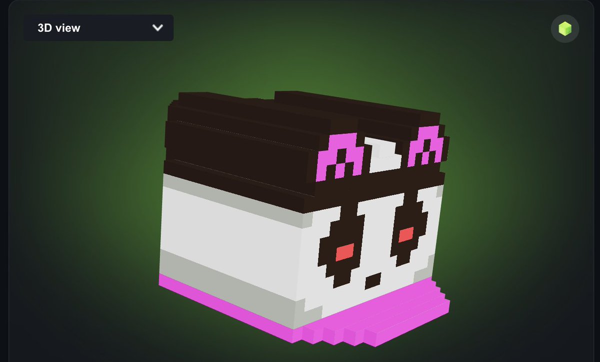 8-Bit Rave Panda Cap 🧢 <a href="/TheSandboxGame/">The Sandbox</a>  is here to complete the most havin' it DJ Panda outfit 🐼 ⬆️ . sandbox.game/en/assets/8-bi….  .