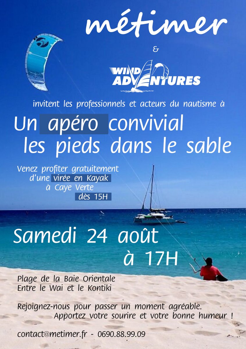 Les pros de la mer se donnent rendez-vous samedi après-midi à la Baie Orientale #SXM
