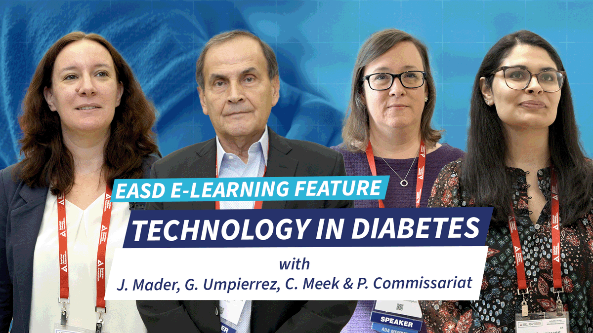 EASDnews's tweet photo. Our new Feature on Diabetes Tech, led by @MadderJules: 
With Guillermo Umpierrez on #CGM in #patientcare,
@ClaireMeek5 on #HbA1C and #timeinrange in #pregnancy + #GMD
Persis Commissariat with tips to increase acceptance of #dtech in young.
https://t.co/azbh3HLTcr https://t.co/L6P28Qi6Zt