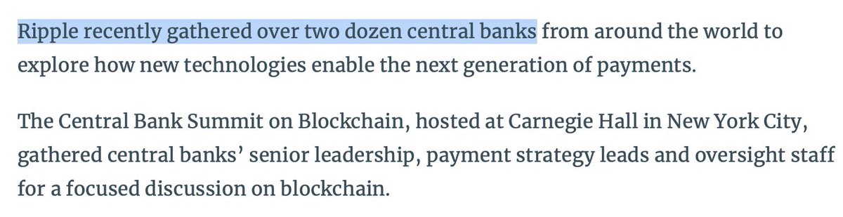 RIPPLE MEETING WITH  DOZENS OF CENTRAL BANKS TO UTILIZE XRP 👀👀