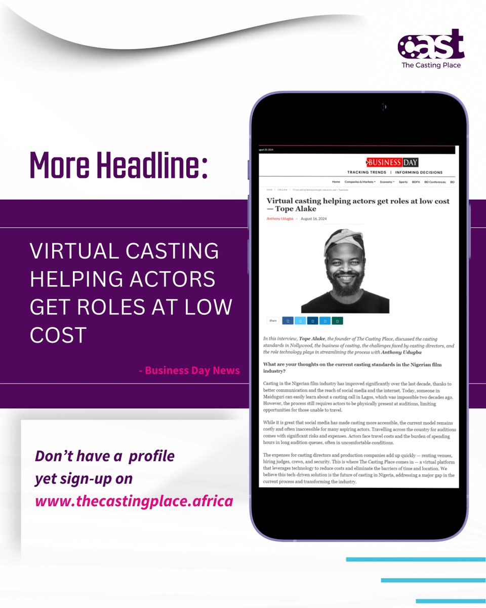 The Casting Place tweet media