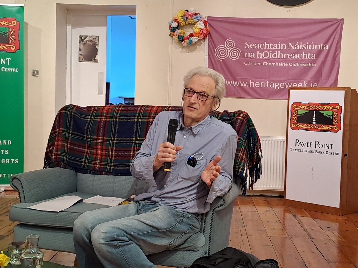 PaveePoint's tweet photo. Photographer Derek Speirs talks about his collaboration between him and Pavee Point for the last almost 40 years. #HeritageWeek2024 https://t.co/ZSHYzrbdID