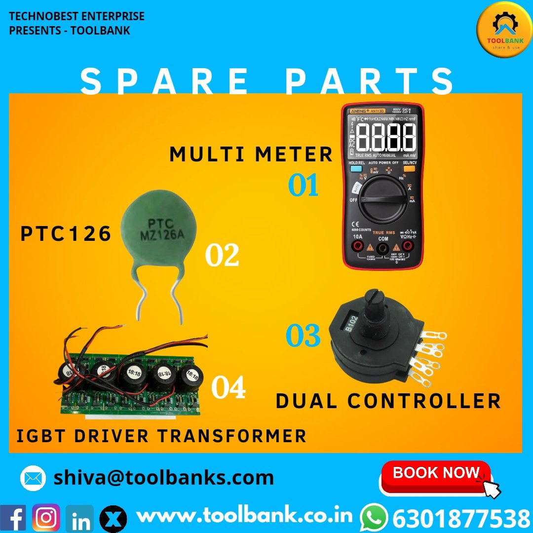 toolbank23's tweet photo. Find top-quality spare parts for your welding machines. Rely on Toolbank for premium quality, quick delivery, competitive pricing, and exceptional customer support.
#BusinessInsights #Hyderabad #BusinessSolutions #BharatBand
#OptionsTrading #Telangana #Crypto #earthquake #Market https://t.co/9BiSTw98lQ