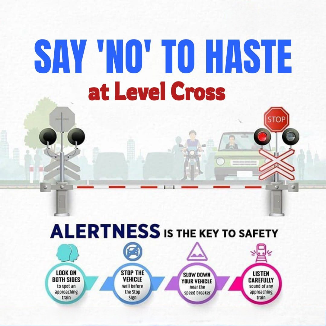 wrdrmrjt's tweet photo. Ensure the Level Crossing gate is fully open before crossing the tracks.
Bypassing or maneuvering around barriers is dangerous and should be avoided.
#RailSafety #LevelCrossing #LevelCrossSafety #FollowSafetyRules
@WesternRly https://t.co/QjUy9UoiK5