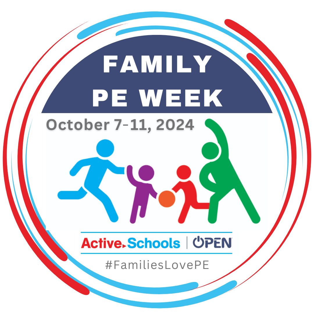 Family PE Week is coming in October! Get your school registered for resources and more from OPEN and <a href="/ActiveSchoolsUS/">Active Schools</a>! #FamiliesLovePE  docs.google.com/forms/d/e/1FAI…