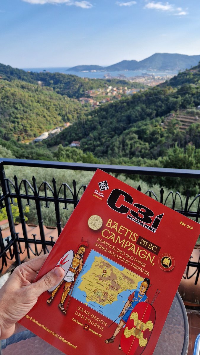 RMasini_WLOG's tweet photo. Reading my #C3i copy with the beautiful Poets' Gulf of La Spezia in the background.
(Don't forget to visit the beautiful Naval Museum if you are in town!)
@RBMStudio1 https://t.co/EmsLSnx38z