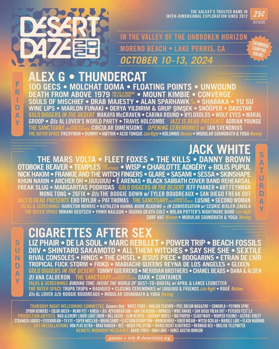 Desert Daze tweet media