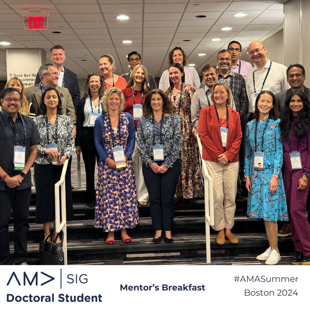 ADocsig's tweet photo. What an inspiring morning at SummerAMA!

Grateful for a refreshing DocSIG Mentor's Breakfast during the #AMASummer 2024 conference in Boston! Thanks to our generous sponsors Texas A&amp;M University and the University of Tennessee, Knoxville for making this event possible. https://t.co/Z0PeNBvc0K