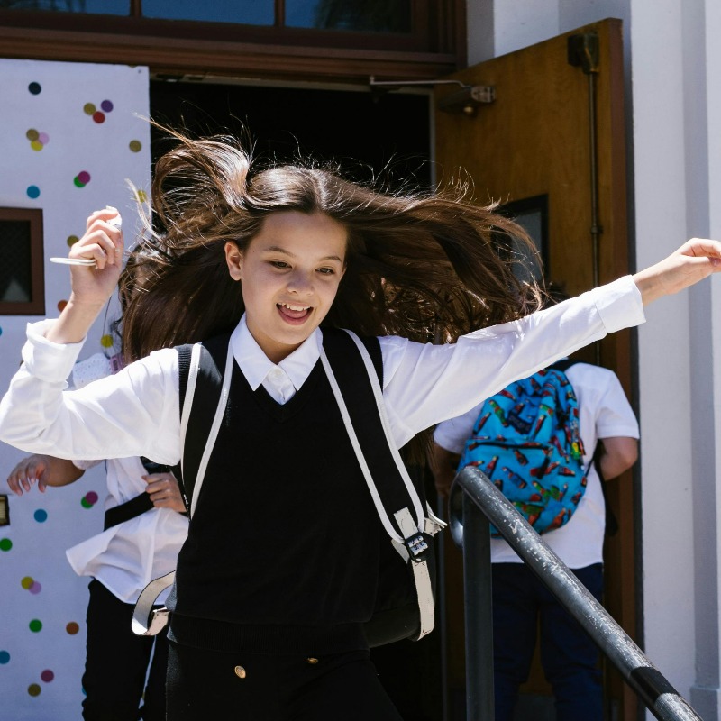 RefugeCharity's tweet photo. Could you help to replace a child’s school uniform after they’ve fled domestic abuse, to help give them a fresh start this September?