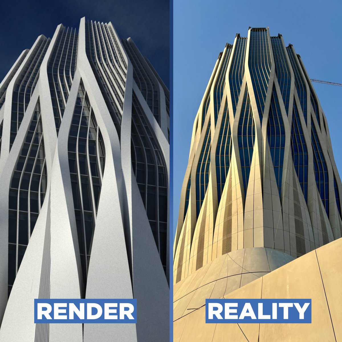 When render becomes reality. @ZHA_News has released images showing ...