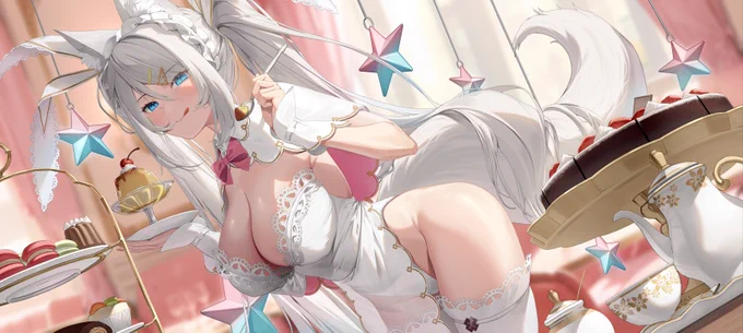 幫『乖離性百萬亞瑟王:環』畫的合作圖終於可以公開了 