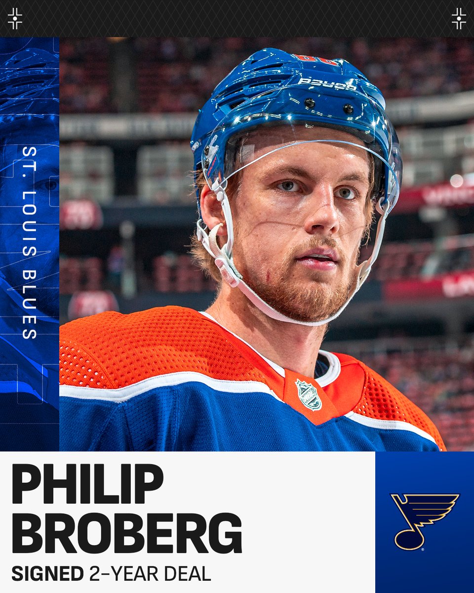 NHL's tweet photo. IT'S OFFICIAL 🤯

Philip Broberg and Dylan Holloway will join the @StLouisBlues after the team's offer sheets went unmatched! https://t.co/0D9cVIaUKJ