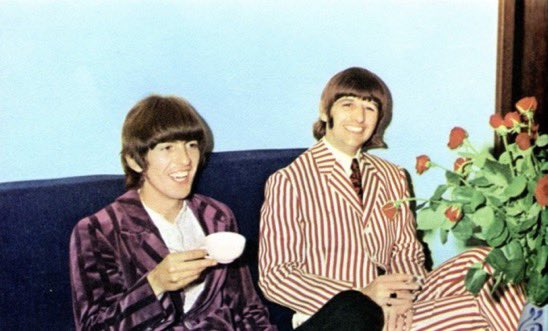 chelleMurt's tweet photo. @Gabelvitch @BeatlesPod They were such great pals. Brothers, really.
#TeamGeorge #TeamRingo https://t.co/Pru9RrW87r