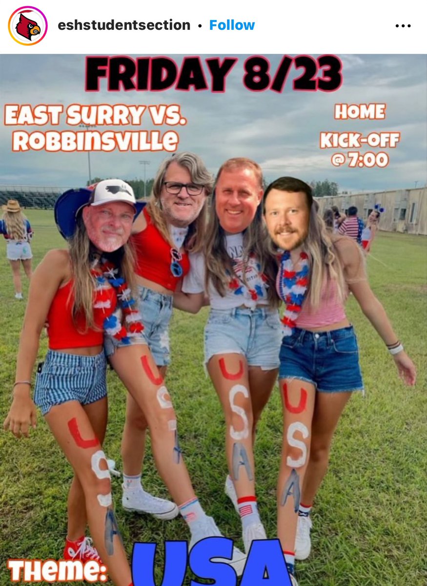 ESHS Student Section tweet media