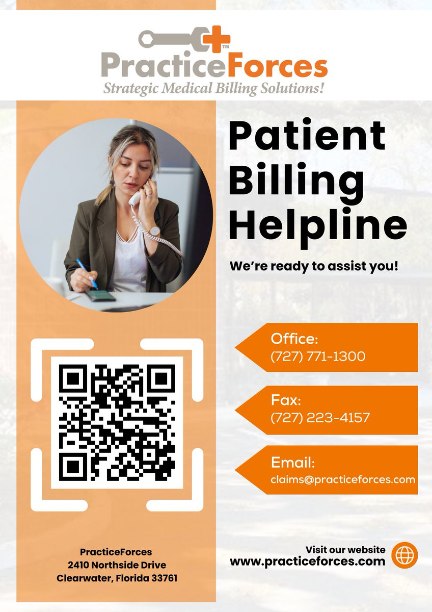 practiceforces's tweet image. If you are a PracticeForces billing customer, you can direct patient calls to our exclusive patient information, which can help with billing queries. We want you to know that this service is only for medical practices &amp;amp; providers whose billing is handled by us.
#patientcollection