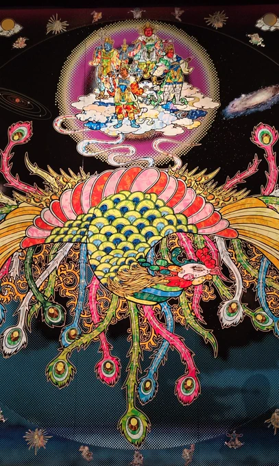 兄ちゃんにお遣い頼まれて京セラ美術館に村上隆展行ってきた〜村上隆と言えば精子振り回してるフィギュアだったから気持ち悪いのは嫌だなぁって思ってたけどめっちゃ見応えあって良かった。音声ガイドが山崎賢人で思わず借りちゃったよ! 