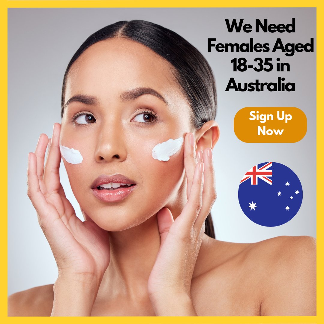 Clicks_Research's tweet photo. AUSTRALIAN VOLUNTEERS ONLY

We are currently recruiting Female volunteers living in Australia aged 18-35 with Oily skin types to trial a Moisturiser for FREE!

Please sign up today at https://t.co/LUb4XLLMSJ and complete the FACE profile questions.

Clicks Research https://t.co/XWCOenROXD