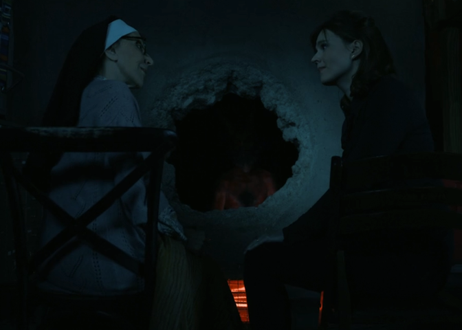 dialoguer28's tweet photo. Favorite scenes from #Evil: Lynn's future

"There's a nun I met, Fenna. She was so young &amp; full of life. All that made her fun God seemed to want her to turn off. I can't imagine Lynn that way."

"She's smart enough to know b/t truth &amp; falsehood."

@KatjaHerbers #EvilTV #SaveEvil https://t.co/zqHlgw5pHu