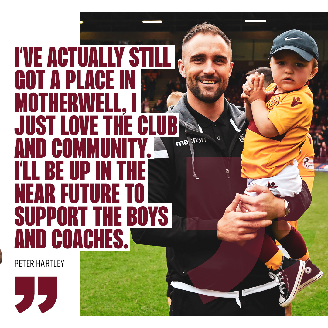 MotherwellFC's tweet photo. He'll always be a part of the ML1 community 🧡

Peter Hartley discusses joining Motherwell, his cup memories at Fir Park and becoming a coach. 

@PeterHartley88