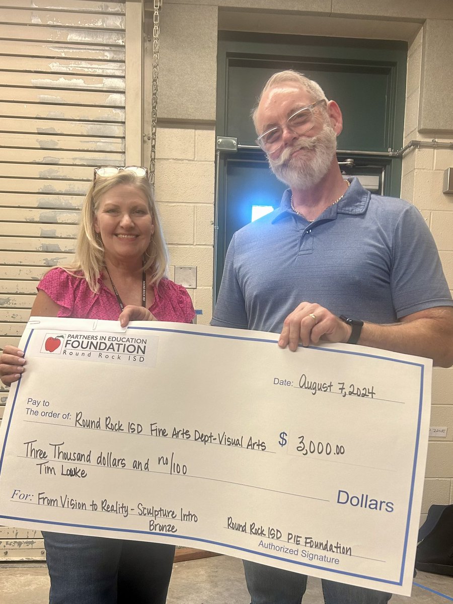 Round Rock ISD Fine Arts (@rrisdfinearts) on Twitter photo Thanks <a href="/rrisd_pief/">RRISD PIE Foundation</a> for funding our Sense of Belonging Sculpture project! We are excited to work with HS students to create a new work. #rrisdproud #rrisdcreates Thanks <a href="/rrisd_pief/">RRISD PIE Foundation</a> for funding our Sense of Belonging Sculpture project! We are excited to work with HS students to create a new work. #rrisdproud #rrisdcreates