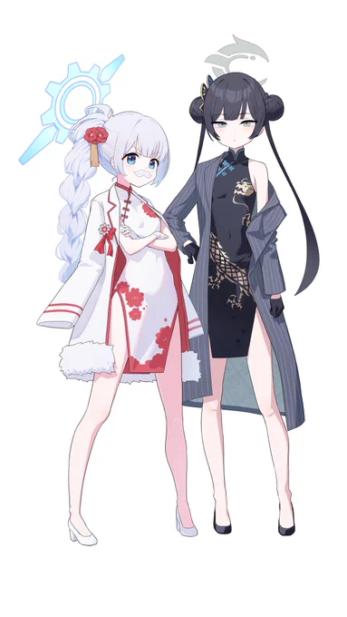 白と黒でかわいい 