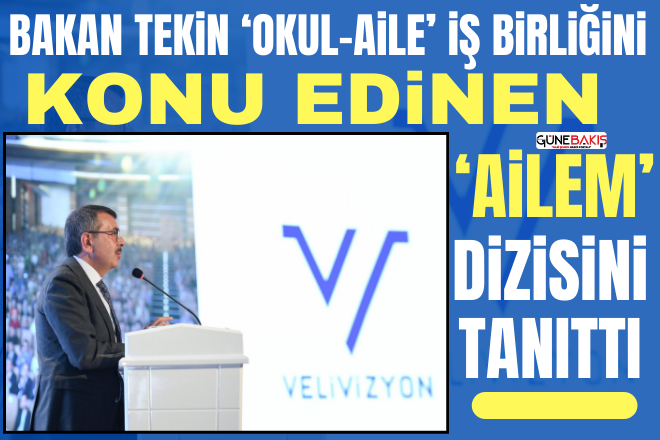 gunebakishaber's tweet photo. Bakan Tekin ‘Okul-Aile’ iş birliğini konu edinen ‘Ailem’ dizisini tanıttı https://t.co/sWHzYGoR2Z
#meb #velivizyon #ailem #okula #aile #dizi #millieğitim #Gaziantep https://t.co/9ufFuLcoQv