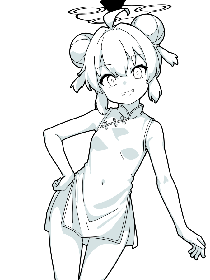 「Wip マキちゃんチーパオ～! 明日あたりに塗ります」|ゆうじ＠FANBOXのイラスト