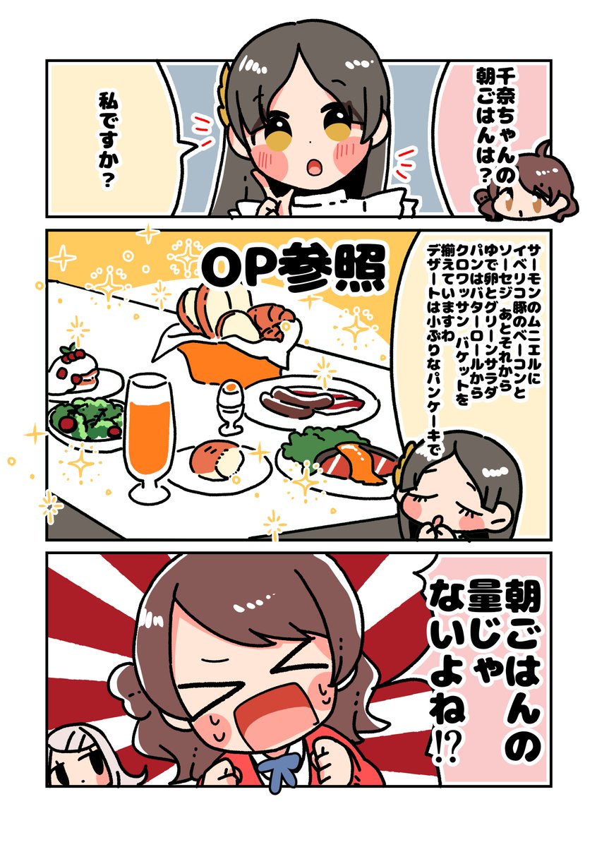 お嬢様の朝ごはん事情
#学マス 