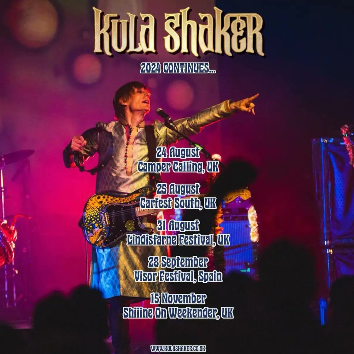 🎶 Hush, hush...you broke my heart but that was a dream now.

🖤 Ya nos han arreglado el corazón formando parte del cartel de #visorfest2024 

 🎫 Entradas de sábado ✈️ en visorfest.net

#kulashaker #UnFestivalDeConciertos