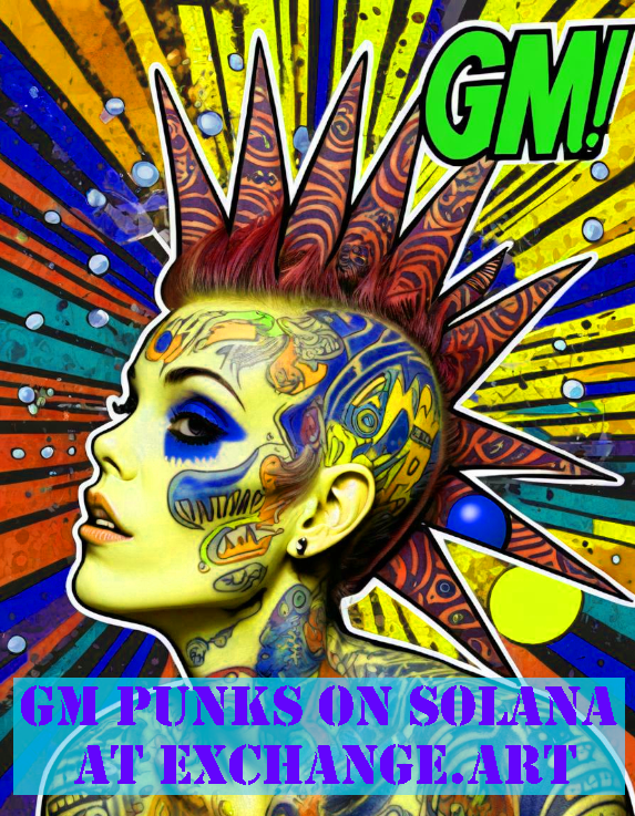 drifter_nifty's tweet photo. GM gm.
This punk is unimpressed by your Tuesday machinations ; she was just having the loveliest dream.
#GM #GMPunks #punks #tuesdayvibe #GoodMorning https://t.co/AY14997XCE
